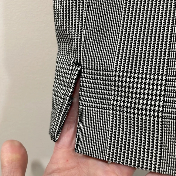 NWOT Apt. 9 Pull On Stretch Ankle Pants Black White Plain S - Picture 4 of 16